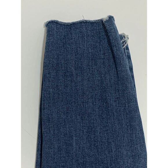 Sam Edelman Women's Jeans Skinny Ankle Ripped Raw Hem Blue Medium Wash Size 2/26 - Picture 2 of 11